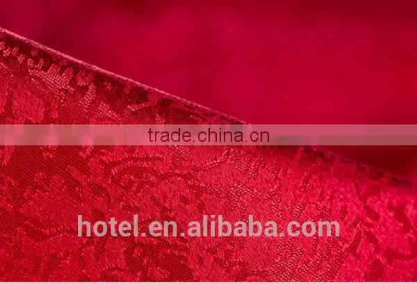 High Quality Restaurant or Hotel Used Table Linen Jacquard Custom Table Cloth photo-4