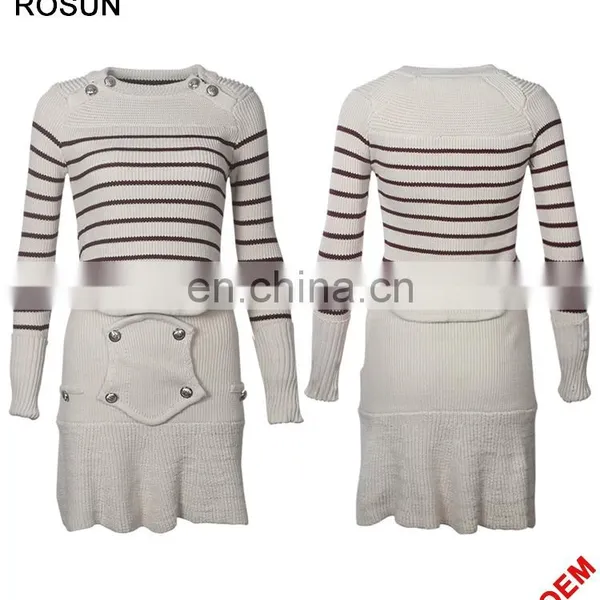 Ladies European Designs Knit Church Dress Suits photo-2