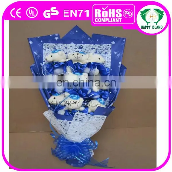 HI Meet CE Stand Custom Soft Plush Toy Bouquet for Valentine's Day photo-2