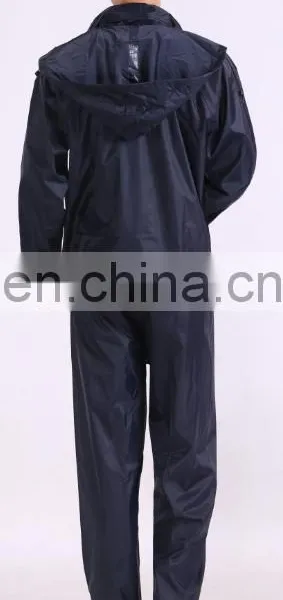 PVC Ventilate Men's Suit Waterproof Raincoat photo-3