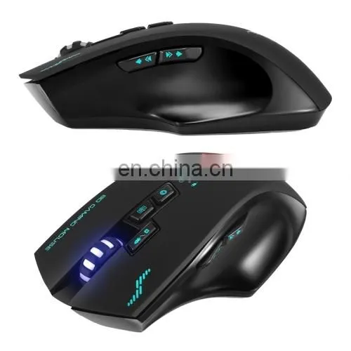 Dropshipping Combatwing W100 Rechargeable 2.4G Wireless Wired Gaming Mouse Optical Mice With 4 Adjustable DPI Levels & 8 Buttons photo-3