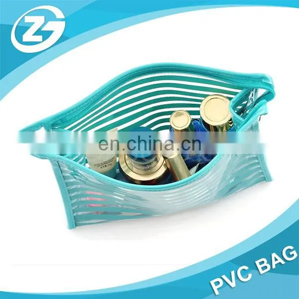 Multicolor Light High Quality Girl Woman Zipper Top PVC Cosmetic Bag photo-2