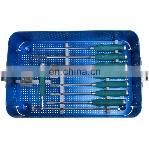 Competitive Price Spine PLIF Peek Cage & Lumbar Titanium Cage Instrument Set Orthopedic Surgical Spinal Instruments photo-4