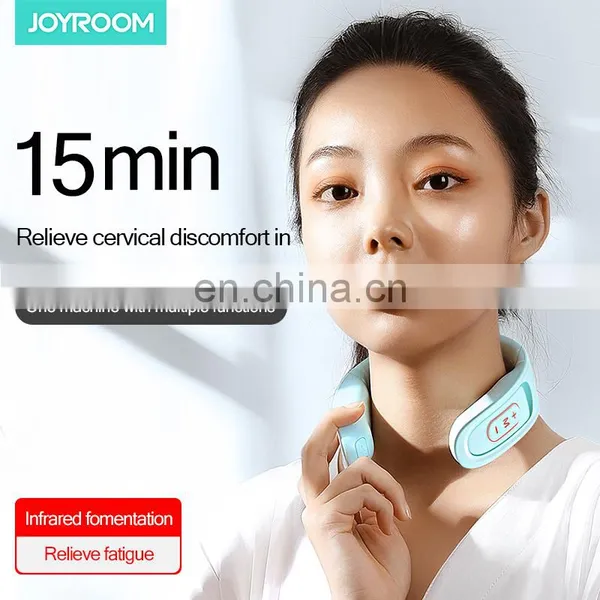 JOYROOM Smart 2020 Portable Mini Electric Wireless Intelligent Neck Massager 360 Infrared Physiotherapy photo-5