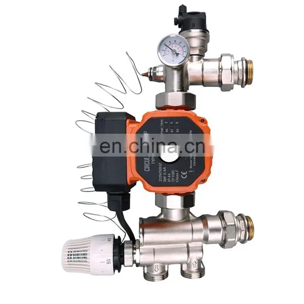 Underfloor Heating Manifold Mixing Valve Fittings Union Fitting Plumbing