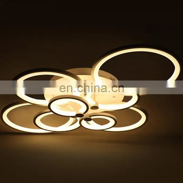 Modern Dimmable by Remote Control Led Acrylic Ceiling Lights for Drawing Room photo-3
