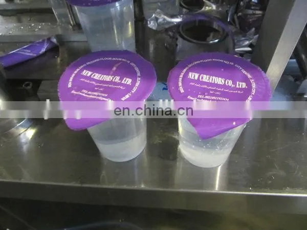 Automatic Plastic Cup Filing and Sealing Machine Good Price photo-6