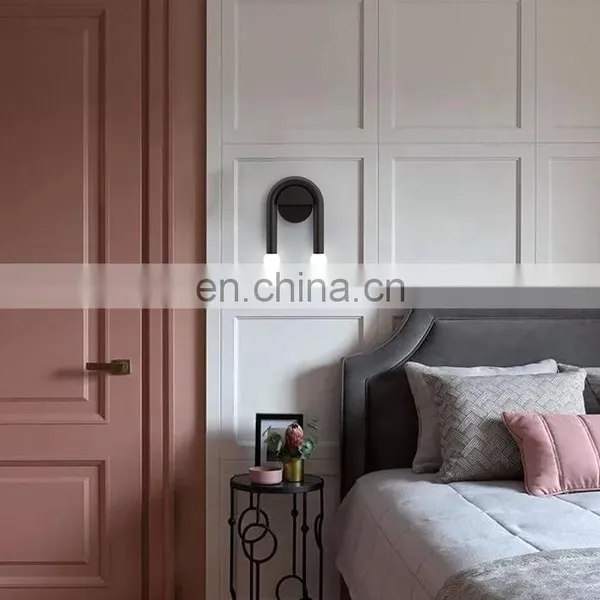 New Product Ideas 2021 Modern Wall Sconce LED Wall Lamp Cool White U-shaped Double Head Wall Lights photo-3