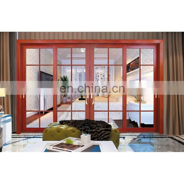 2019 New Wood Grain Aluminum Sliding Windows Dnd Doors Design photo-2