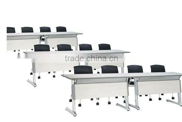 Aluminium Alloy Leg Wooden Folding Conference Table HD13B photo-6