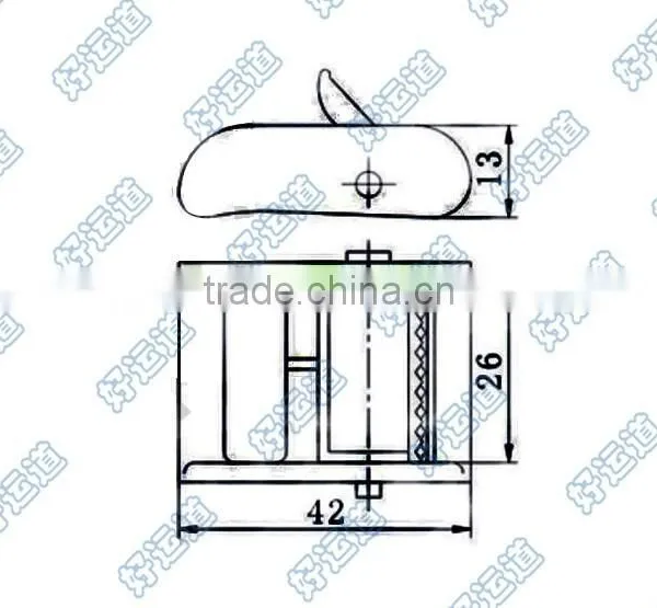 04600 Cam Buckle 1 Inch, Ratchet Tie Down, Cam Buckle photo-2