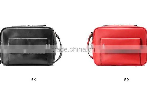 Wholesaler Guangzhou Popular Good Quality Genuine Smooth Nappa Leather Lady Small Handbag Single Shoulder Bag for Women photo-2
