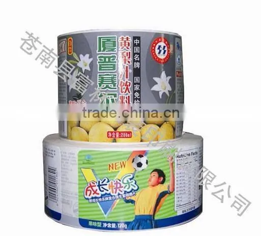 tie drink printed labels