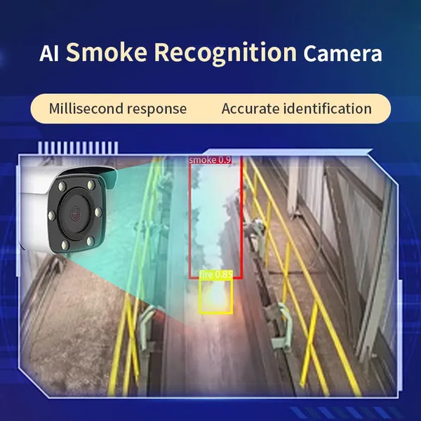 AI Flame Recognition Camera Security Camera System Wireless photo-2