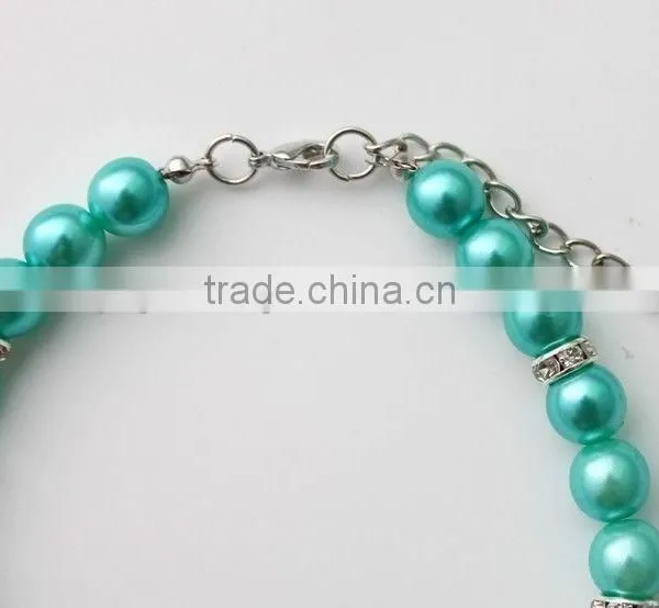 Customized Pearl Charms Pet Necklace Jewelry in Shenzhen photo-6