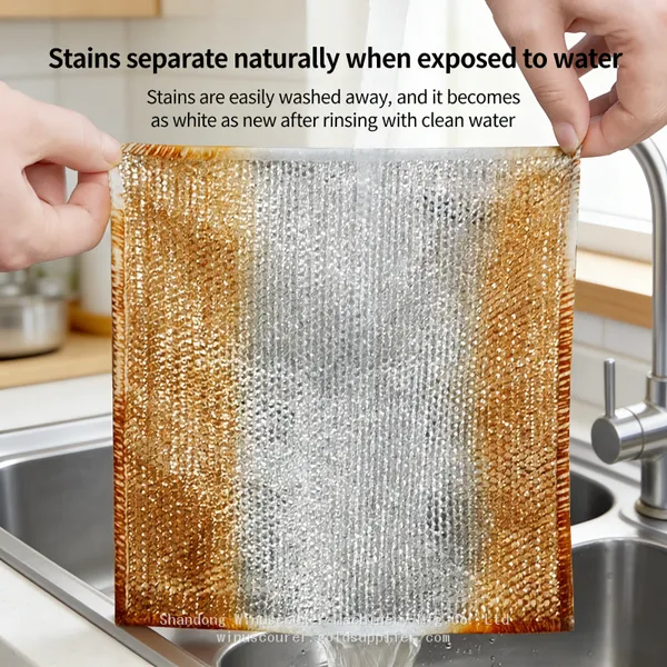 Multi Purpose Metal Wire Dish Cleaning Cloth Dish Washer photo-2