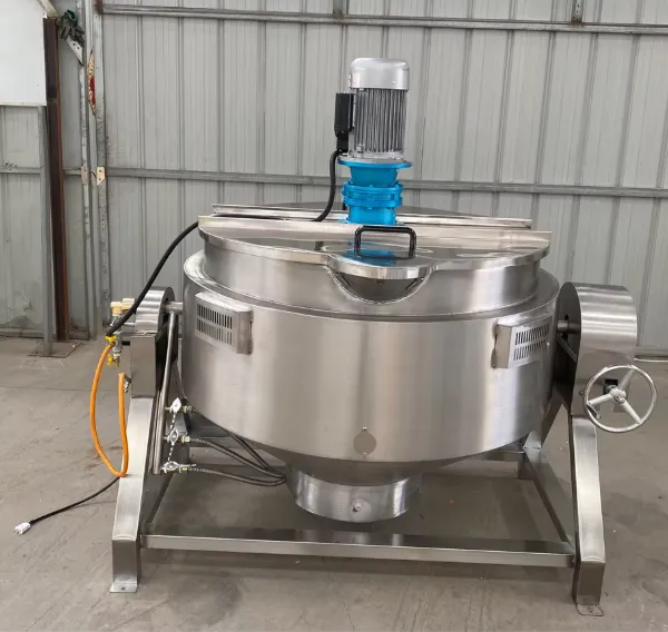 Jacket Cooking Mixing Pot by Steam or Gas Heating