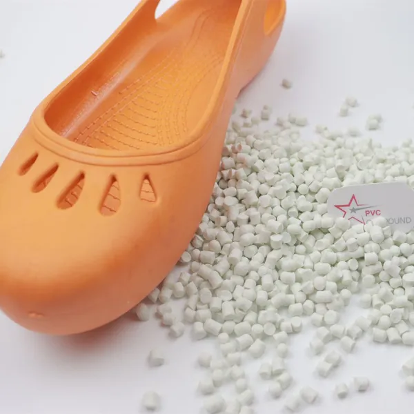 High Elastic PVC Granule Compounds for Making V-Strap Slipper Strap photo-5