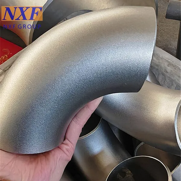 NXF UNS N06625 /2.4856/N06625 OD DN15-1200 Thickness SCH10-XXS Nickel Alloy 90/45 Deg LR/SR Butt Welding Elbow