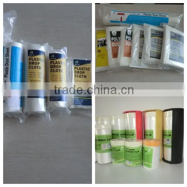 China Plastic pe Building Masking Film photo-2