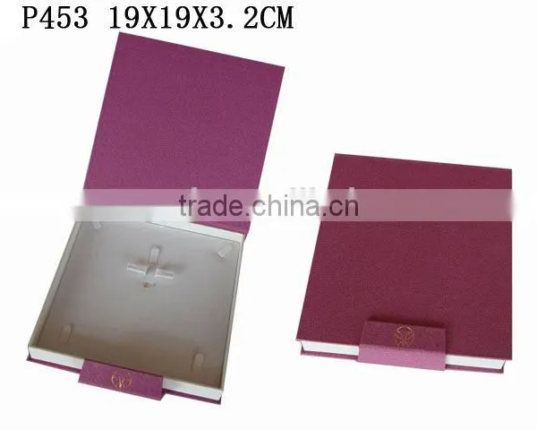 2016 Elegant Custom Earring Box Paper With Flannel Insert P447 photo-5