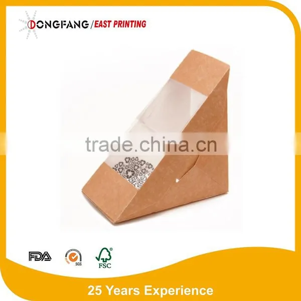 New Paper Sandwich Packgingbox Manufacturer Cheap Paper Sandwich Box photo-5