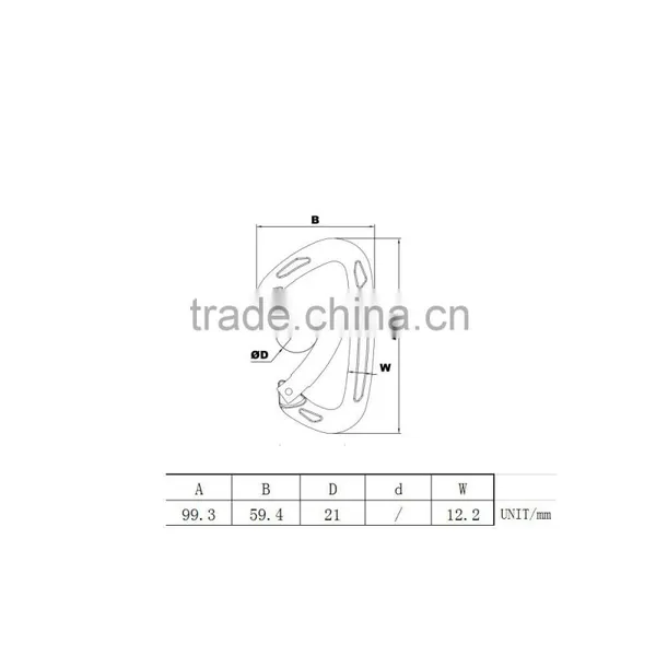 Red Aluminum Hook High Quality High Breaking Strength photo-2