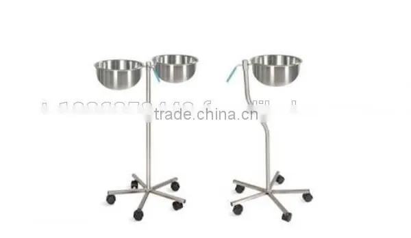 OEM Hospital Furniture Manufacturers Stainless Steel Bowl Stand , Autopsy Table , IV Serum Rod