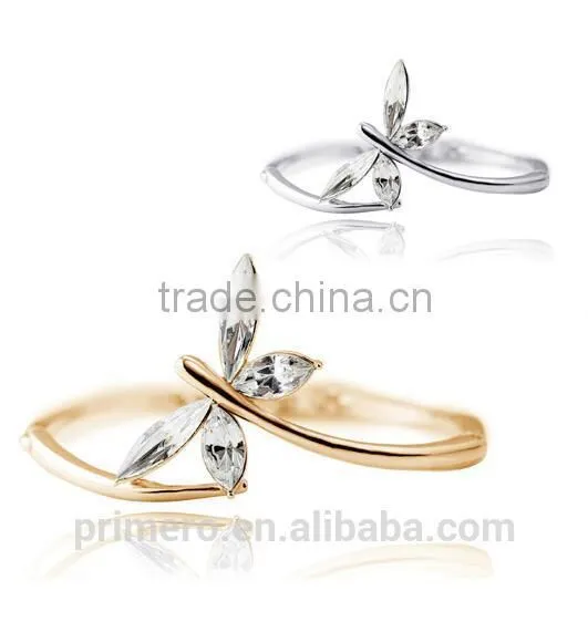 New Design Brand Wholesale Austrian Crystal Dragonfly Bangles Bracelet Jewelry photo-6
