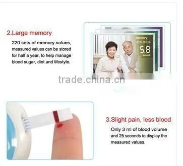 Liquid Glucose Blood Test Meter Blood Glucose Meter Price Blood Test Machine Blood Glucose Meter photo-3