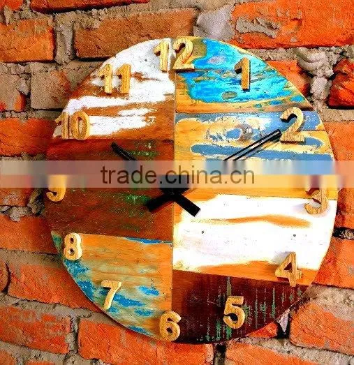 MHOME Cheap Vintage MDF Desktop Clock photo-2