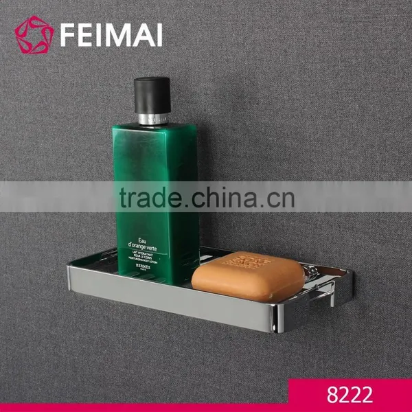 Bathroom Design Brass Metal Shampoo Stroage Basket Caddy photo-5