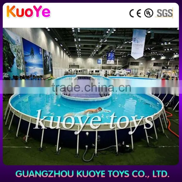 Outdoor Round Steel Frame Pool,above Ground Stainless Steel Pools,prefabricated Swimming Pools photo-3