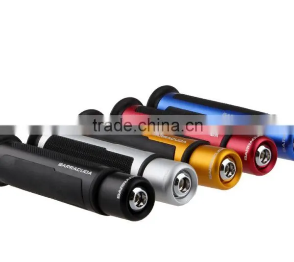 Soto Racing - Universal BARRACUDA 7/8'' 22mm CNC Aluminum Motorcycle Handle Bar CAPS / Handlebar Grips photo-2