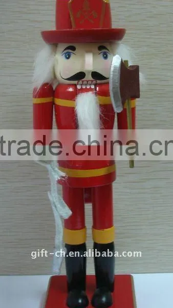 Santa Claus Wooden Nutcracker for Christmas Decoration photo-2