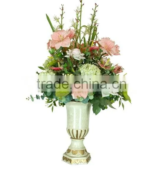 2015 Artificial Floral Art Seasons Creations With Artificial Flowers,plants and Pot photo-4