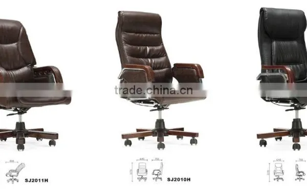 2015 Modern Wooden Armrest Executive Chair Office Chair Specification GZH-SJ2012H photo-3
