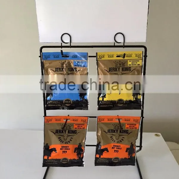 High Quality Hangzhou Factory Metal Wire Hanging Counter Stand With Hooks photo-6