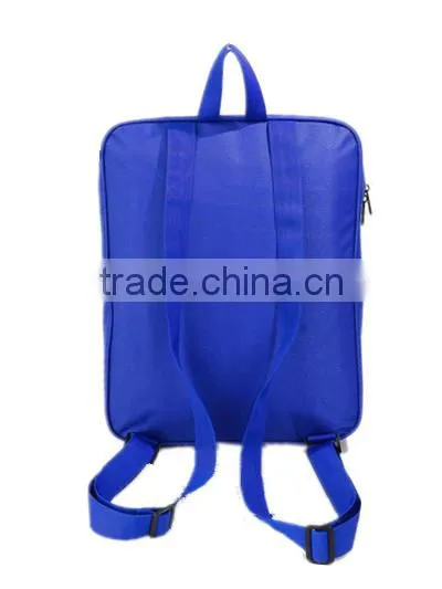 2016 Handled Students Travel Bag Style Blue Durable Canvas Weekender Bag photo-4