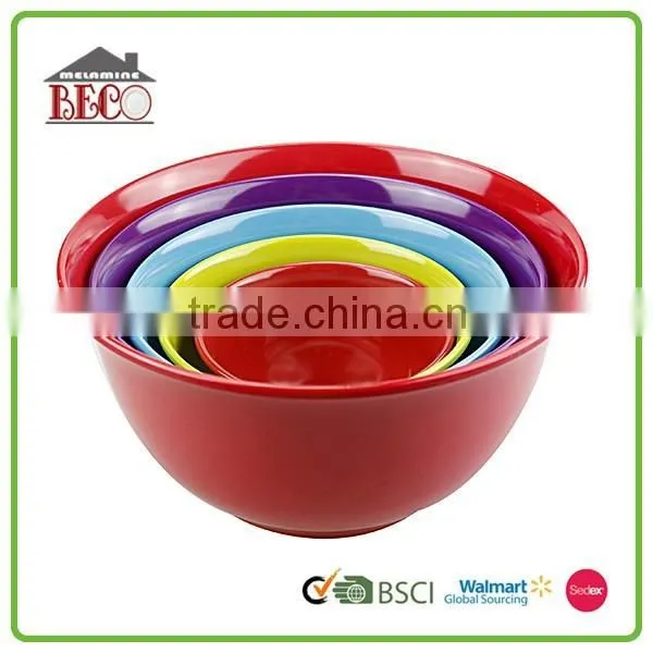Various Style Melamine Two Tone Oval Shaped Dinner Plate photo-3