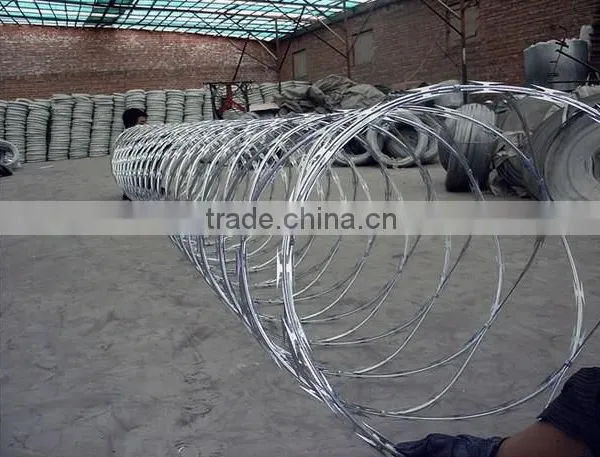 High Safety Low Price Razor Barded Wire Mesh / Hebei Manufacturer BTO-22 Razor Barbed Wire /galvanized & PVC Coated Razor Barbed photo-2