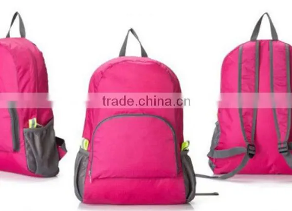 2016 New Design Polyester Lightweight Foldable Backpack photo-5