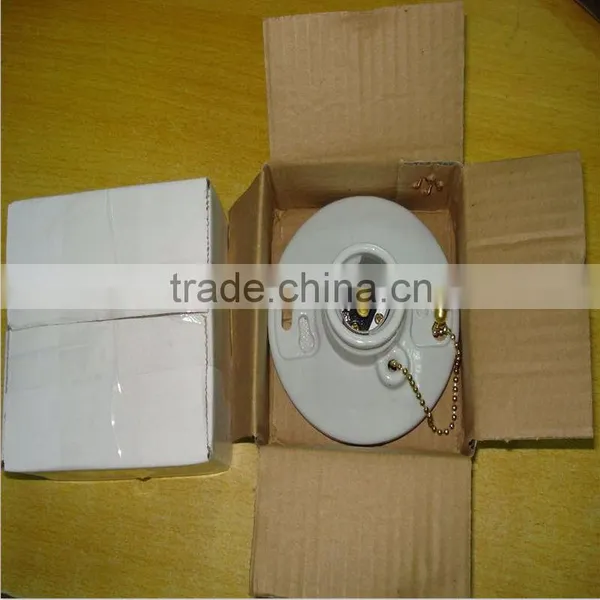 Wall Lamp E27 Lamp Socket With Pull Chain Switch photo-6
