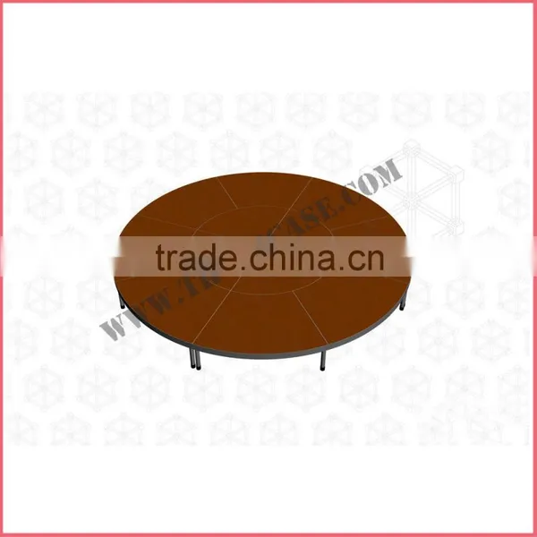 Event Round Portable Stage Decorations With 18 mm Plywood Platform photo-5
