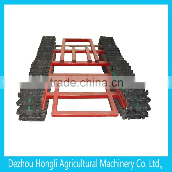 Metal Track Undercarriage With Rubber Coating