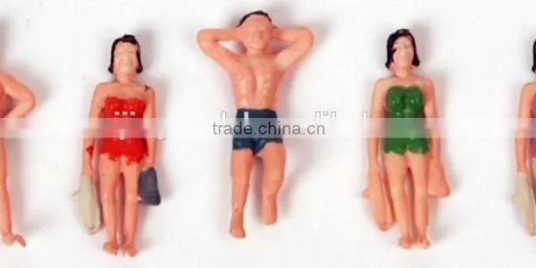 Model Swimming Figure, Scale Plastic Swimming Figure for 1/150, Plastic Mini Human Figures, Plastic 3d Swimming Figure photo-4