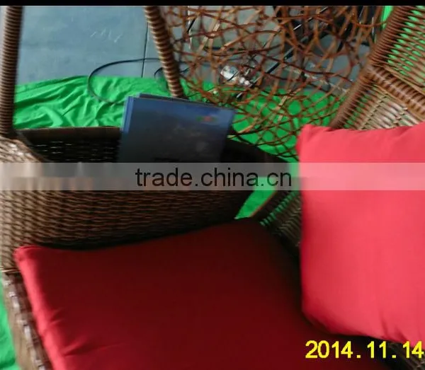 0503balcony Garden Elegant Comfortable Rattan Hanging Swing Egg Chair YPS080 photo-6