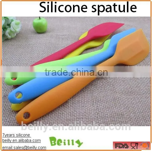 Heat Resistant Scraper Silicone Spatula Baking Tool photo-2