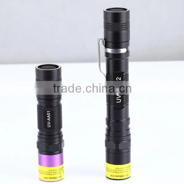 Quality is Our Culture 365nm 3W Small uv Light From Tank007 China NO.1 UV Flashlights Supplier photo-3