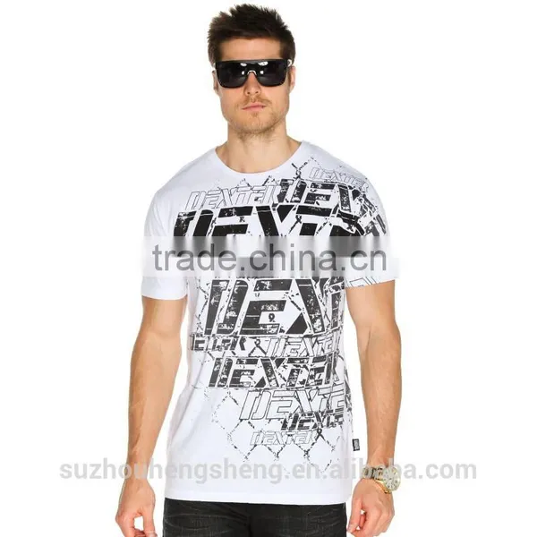 Mens Handsome Summer White T Shirt